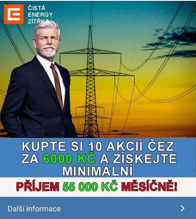 Na sociálních sítích stále lákají na investování se společností ČEZ - obrázek 1349