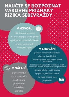 Naučte se rozpoznat varovné příznaky rizika sebevraždy